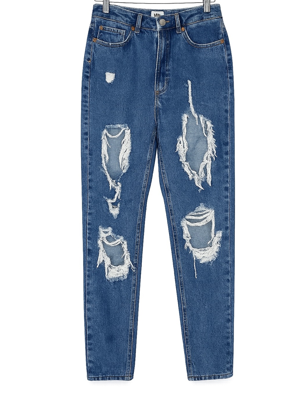 BDG Urban Outfitters Mom High Rise Distressed Jeans Size 27 100% Cotton